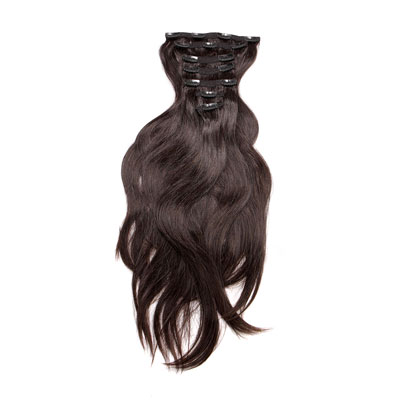 Natural Straight Clip-In hair extensions from Body by Marie