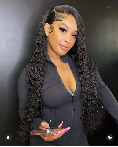 HD Lace 13x6 Frontal Deep Curly Wig 250% Density ( Ships In 2-3