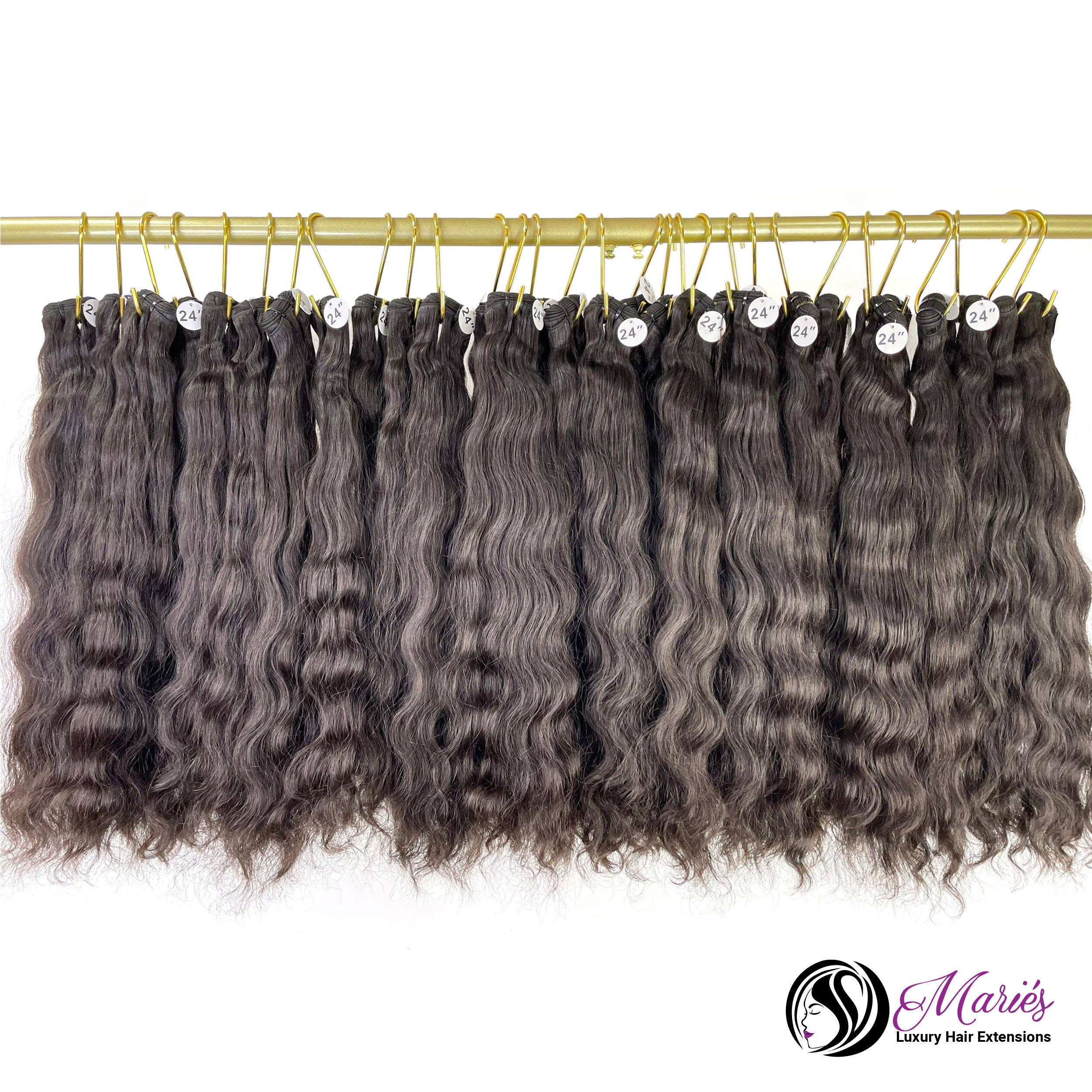 Raw Indian Natural Wave Bundles ( Can Be Bleached To 613 )