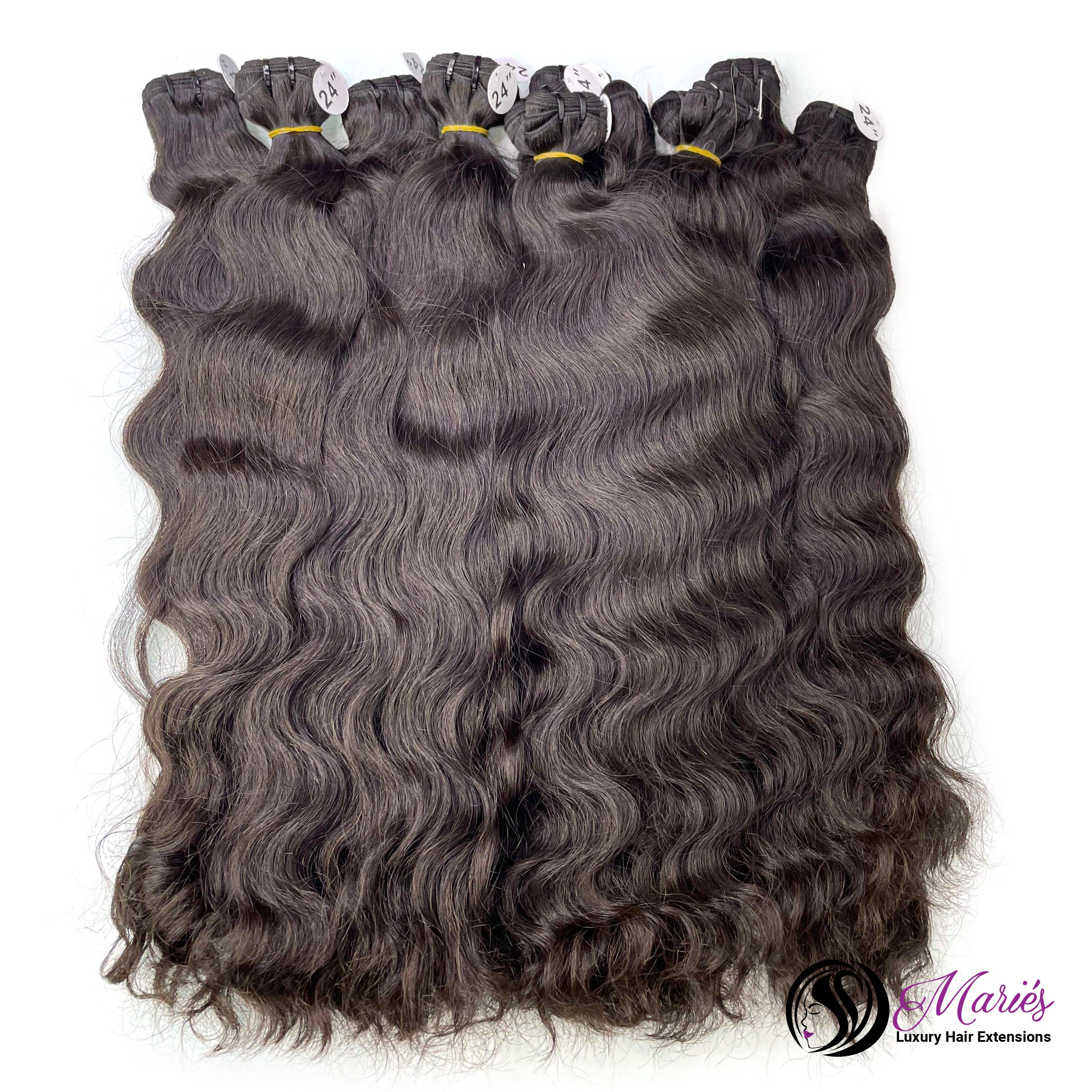 Raw Indian Natural Wave Bundles ( Can Be Bleached To 613 )