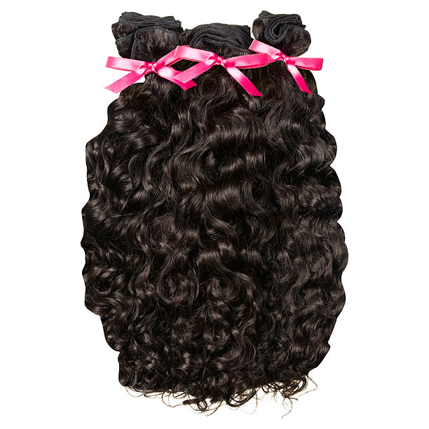 Raw Indian Curly Weft Extensions
